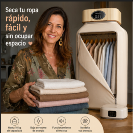 👉Seca tu ropa en minutos y olvídate del olor a humedad este invierno